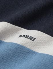 Áo polo nam cổ bo trơn phối vải ngang ngực