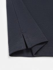 Áo polo nam cổ bo trơn phối vải ngang ngực