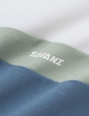 Áo polo nam cổ bo trơn phối vải ngang ngực