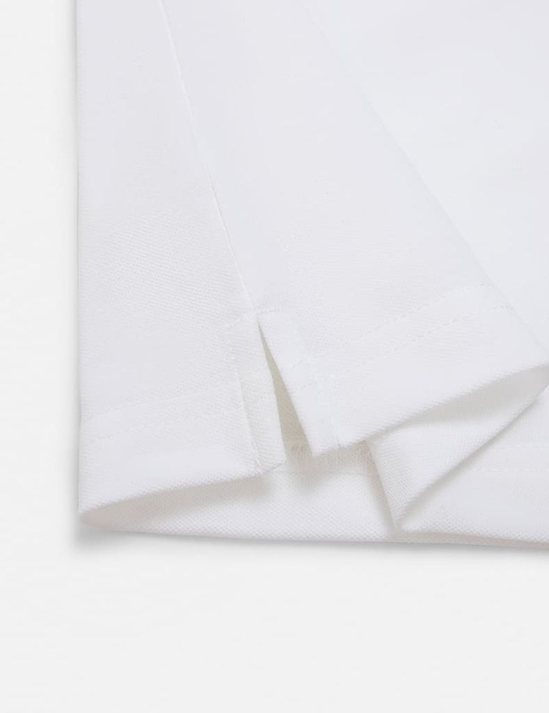 Áo polo nam cổ bo trơn phối vải ngang ngực