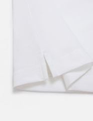 Áo polo nam cổ bo trơn phối vải ngang ngực