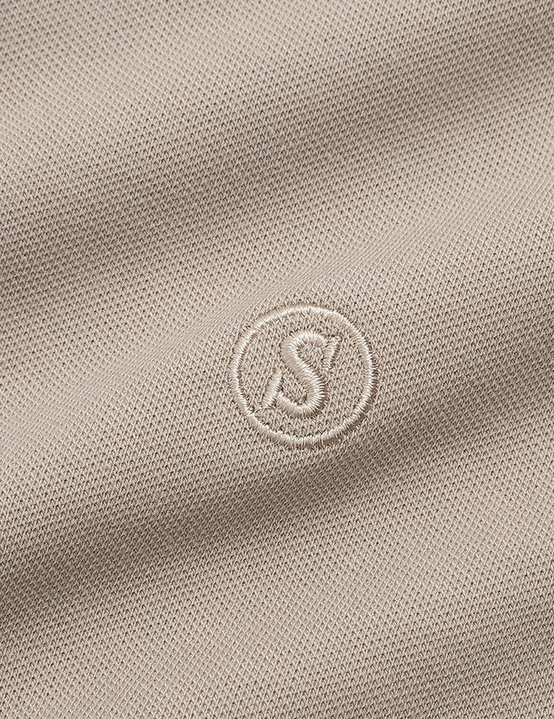 Áo polo ngắn tay nam phối thân tay áo