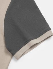 Áo polo ngắn tay nam phối thân tay áo