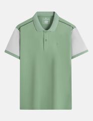 Áo polo ngắn tay nam phối thân tay áo