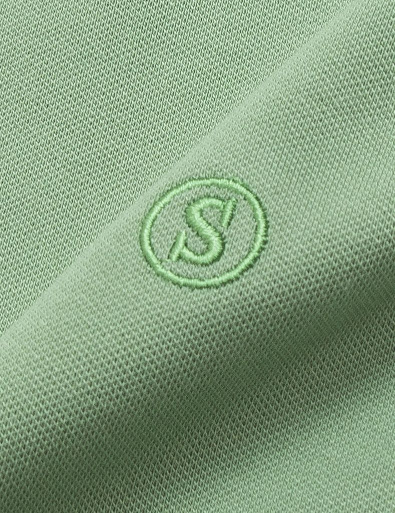 Áo polo ngắn tay nam phối thân tay áo