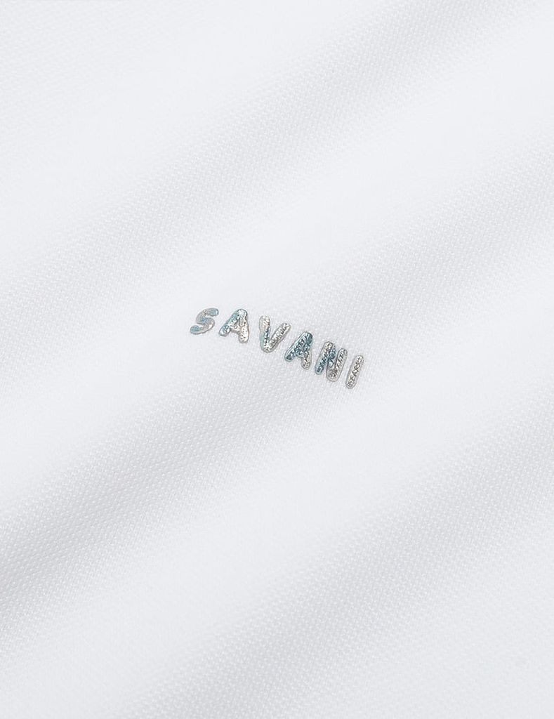 Áo polo nam phối vai khác màu cổ dệt