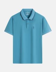 Áo polo nam ngắn tay bo cổ line in ngực