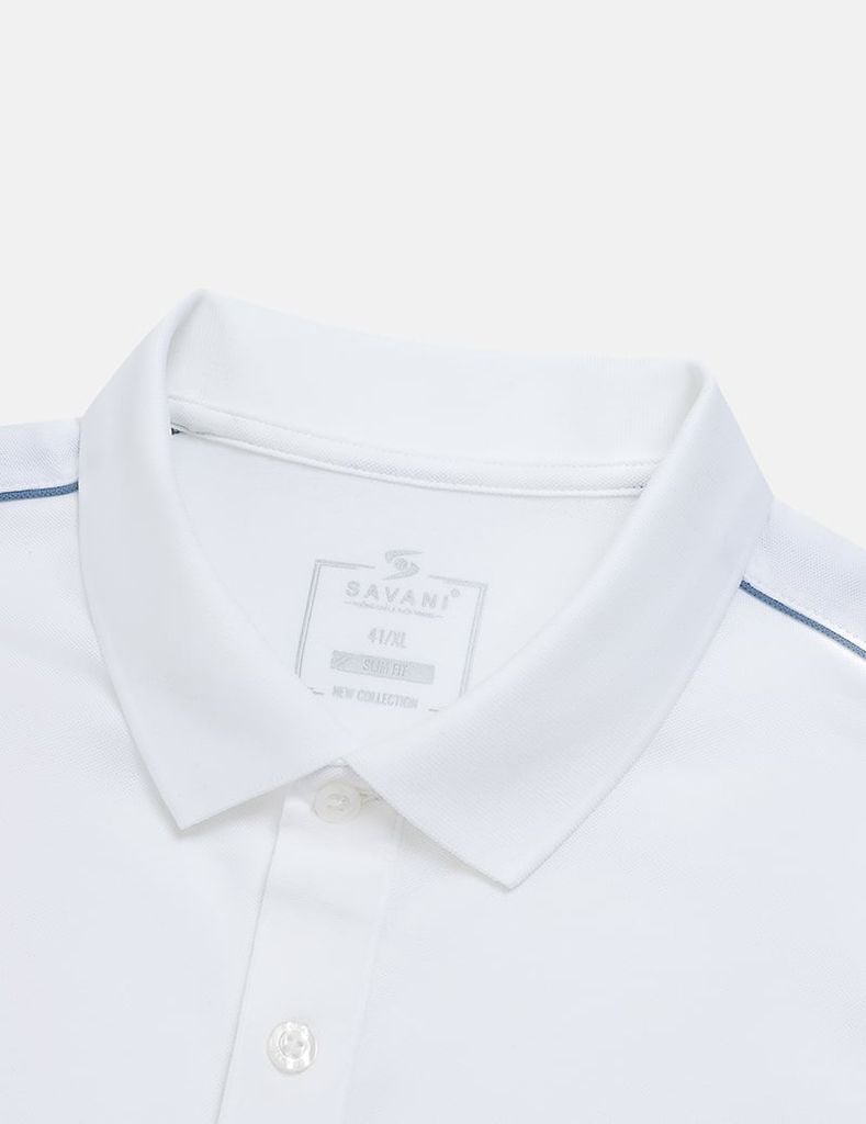 Áo polo nam cổ bo phối màu