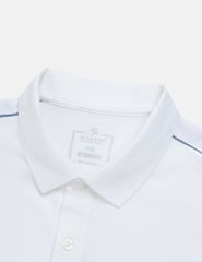 Áo polo nam cổ bo phối màu