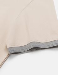 Áo polo ngắn tay nam cổ khóa bo cổ