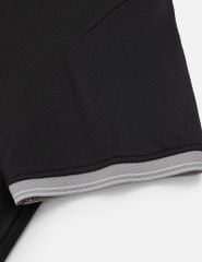 Áo polo ngắn tay nam cổ khóa bo cổ