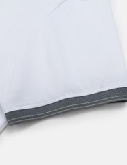 Áo polo ngắn tay nam cổ khóa bo cổ