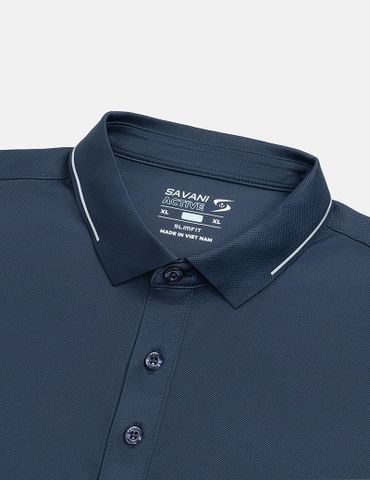 Áo polo nam ngắn tay cổ ép