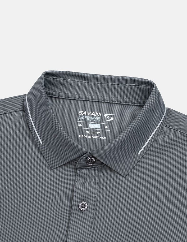 Áo polo nam ngắn tay cổ ép