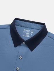 Áo polo nam ngắn tay cổ phối