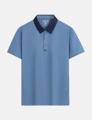 Áo polo nam ngắn tay cổ phối