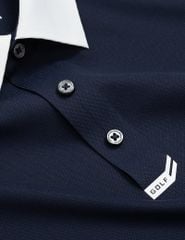 Áo polo nam ngắn tay cổ phối