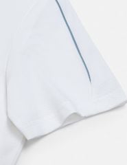 Áo polo nam ngắn tay cổ bo phối lé