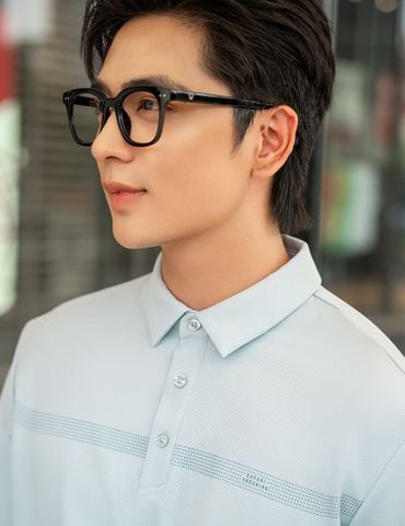 Áo polo nam ngắn tay cổ vải