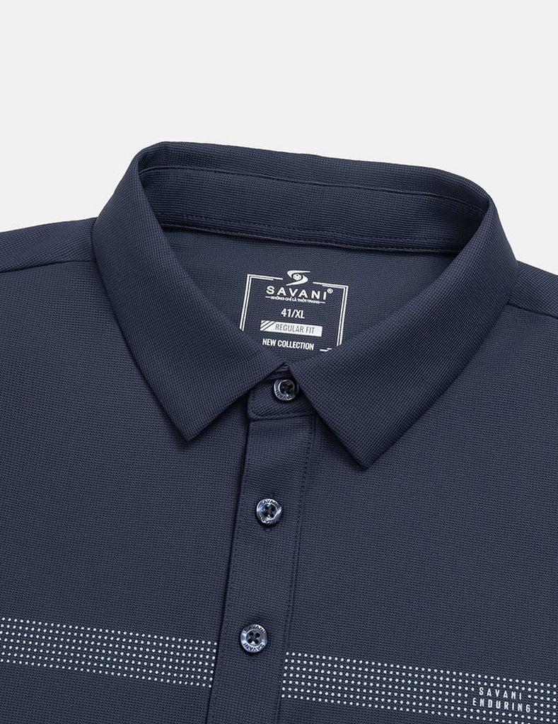 Áo polo nam ngắn tay cổ vải