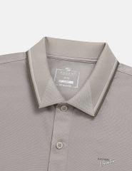 Áo polo nam cổ dệt jacquard