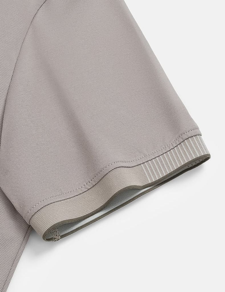 Áo polo nam cổ dệt jacquard