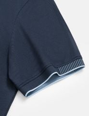 Áo polo nam cổ dệt jacquard