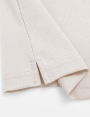 Áo polo ngắn tay nam phối kẻ thân trước