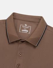 Áo polo nam ngắn tay cổ bo dệt logo ngực