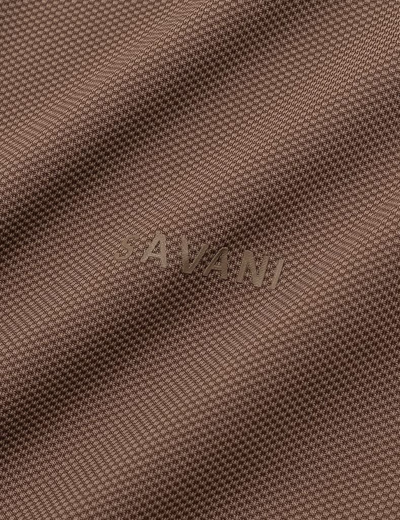 Áo polo nam ngắn tay cổ bo dệt logo ngực