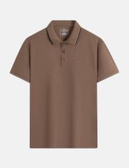 Áo polo nam ngắn tay cổ bo dệt logo ngực