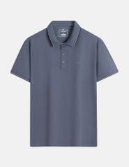 Áo polo nam ngắn tay cổ bo dệt logo ngực