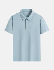 Áo polo ngắn tay nam cổ vải chính logo trước ngực