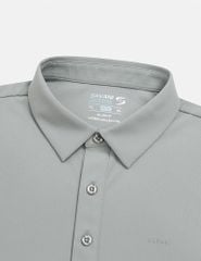 Áo polo ngắn tay nam cổ vải chính logo trước ngực