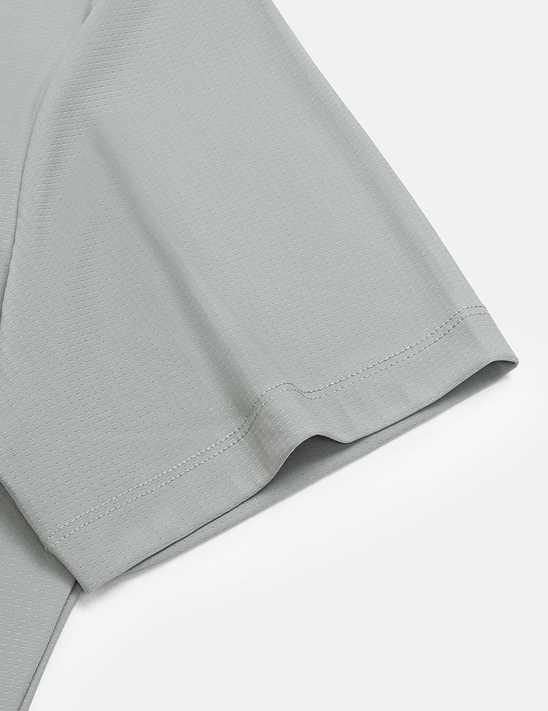 Áo polo ngắn tay nam cổ vải chính logo trước ngực