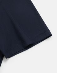 Áo polo ngắn tay nam cổ vải chính logo trước ngực