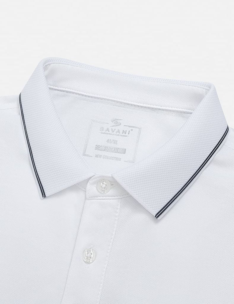 Áo polo nam ngắn tay cổ bo