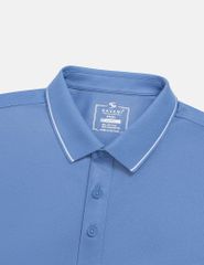 Áo polo ngắn tay nam xẻ tà thêu logo tay