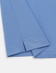 Áo polo ngắn tay nam xẻ tà thêu logo tay