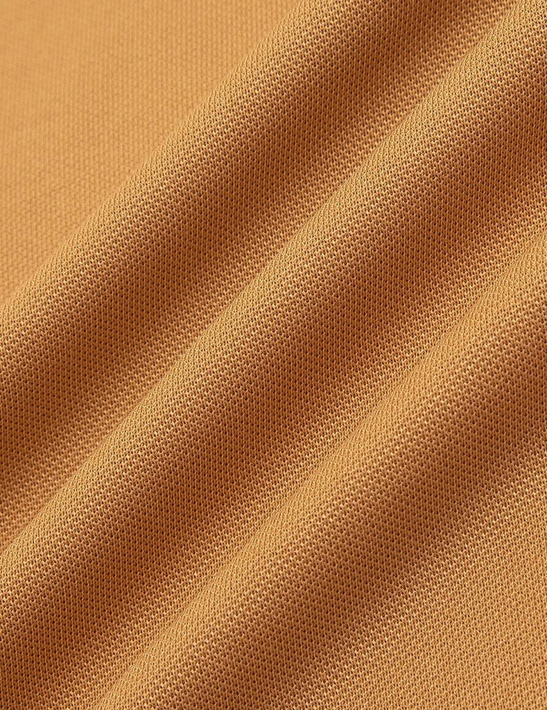 Áo polo ngắn tay nam xẻ tà thêu logo tay