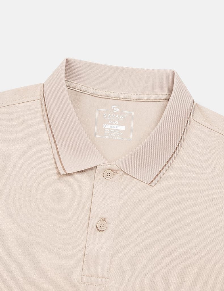 Áo polo nam ngắn tay phối line