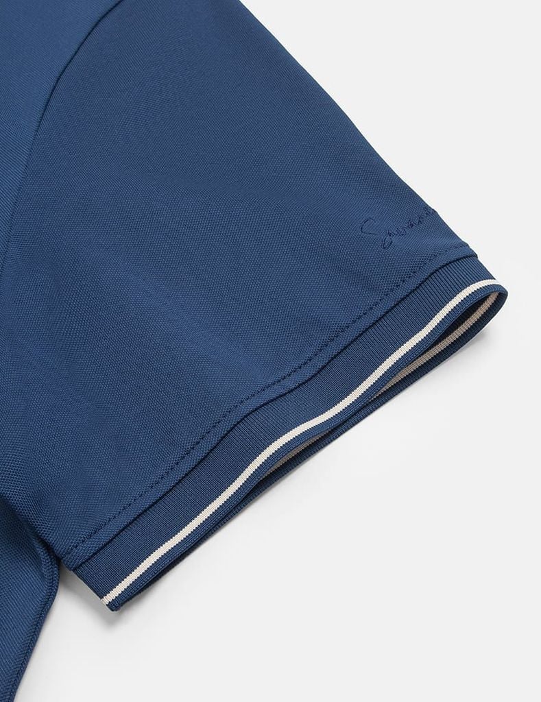 Áo polo nam ngắn tay phối line