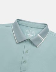 Áo polo ngắn tay nam cổ phối khác màu