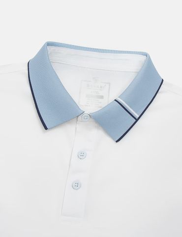 Áo polo ngắn tay nam cổ phối khác màu