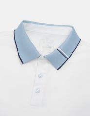 Áo polo ngắn tay nam cổ phối khác màu