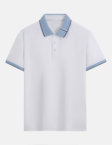 Áo polo ngắn tay nam cổ phối khác màu