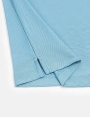 Áo polo ngắn tay nam thêu logo tay phối nẹp