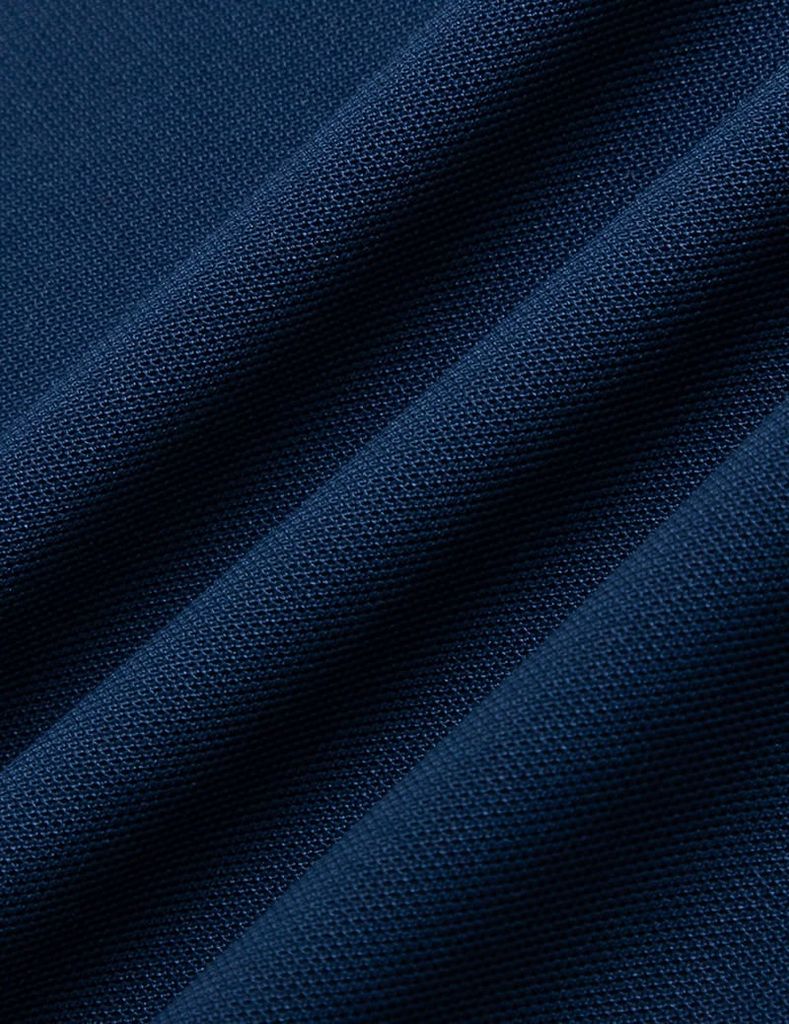 Áo polo ngắn tay nam thêu logo tay phối nẹp