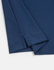 Áo polo ngắn tay nam thêu logo tay phối nẹp