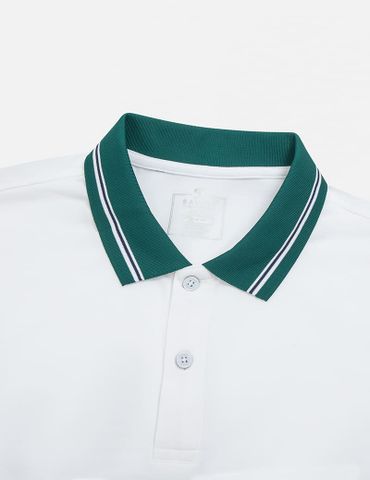 Áo polo nam tay phối vải khác màu